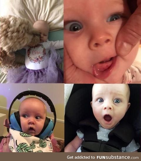 My daughter often looks unsure of our ability to care for her
