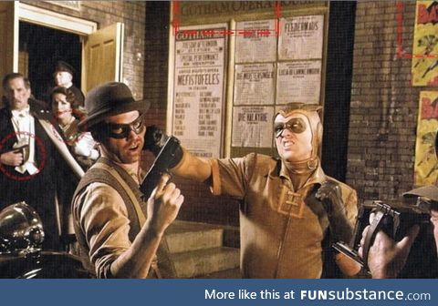 During the 'Watchmen' (2009) opening credits, the original Nite Owl rescues
