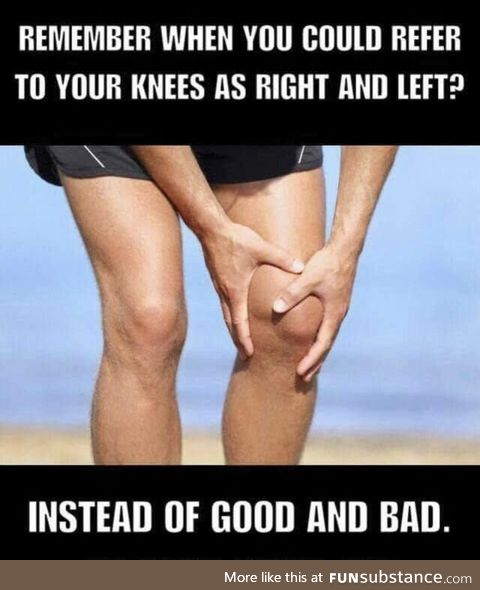 Right good left bad
