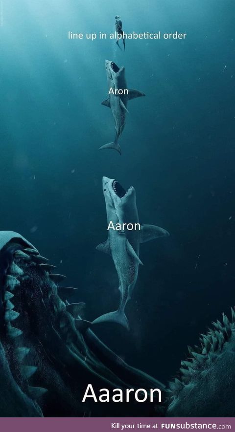 Ya done messed up a-aron