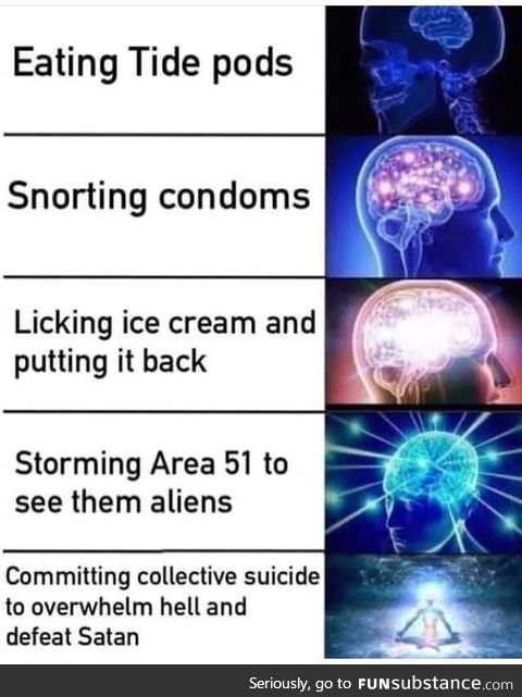 I truly live to see these morons die off because of natural selection