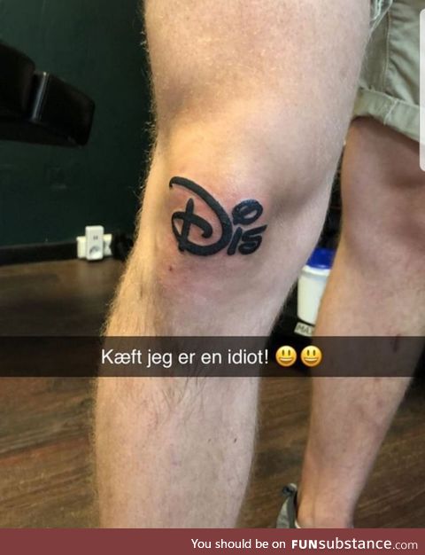 Always get your tattoos drunk