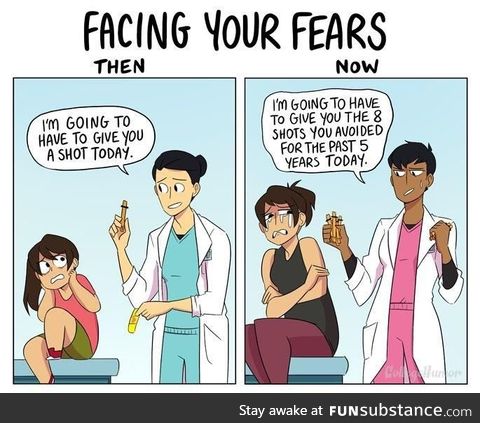 I am and always will be.. Afraid of needles
