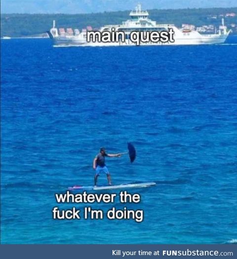 Me in every RPG minding my own buisness