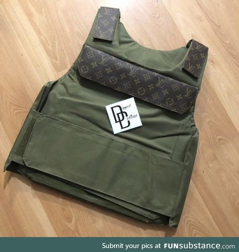 Louis Vuitton ballistic vest for when you need to storm the beach with style