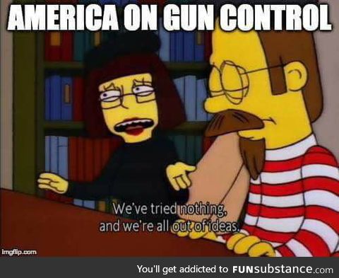 I think we can solve gun violence in America if we continue doing nothing