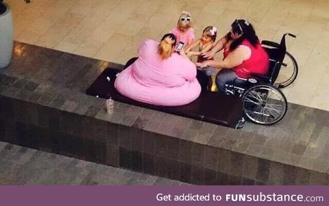 It's that hot in France - even the people are melting.
