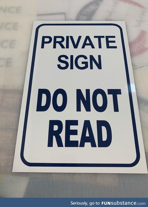 I work at a sign shop. Here's today's gold