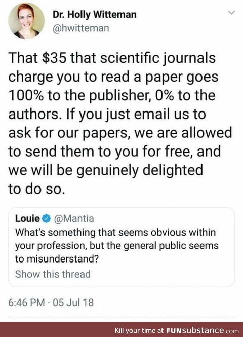 How to get a scientific paper for free