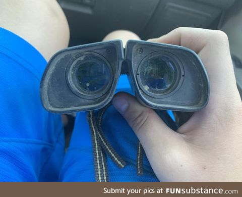 These old binoculars look like Wall-E