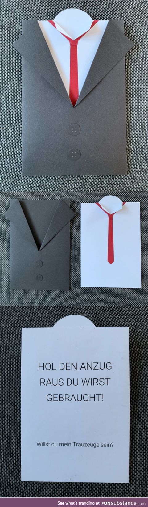 A card I made for my groomsman!