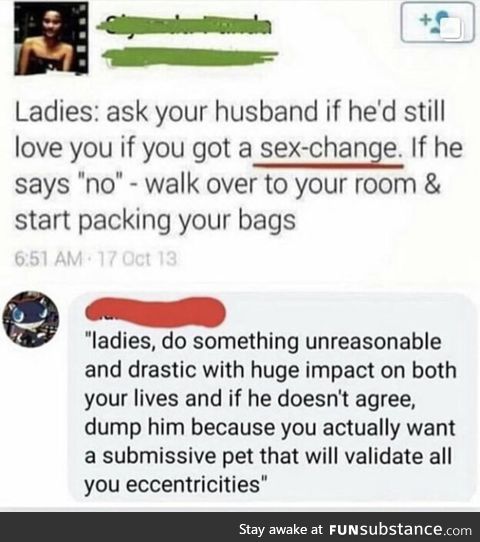 This just in: Insane lady is insane