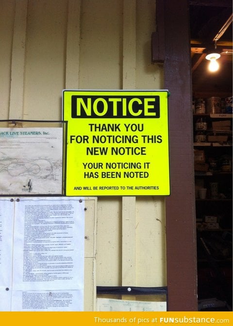 Notice