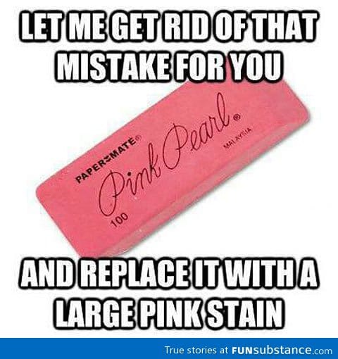 Scumbag eraser