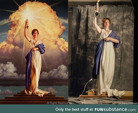Jenny Joseph, the woman that modeled for Columbia Pictures to create their iconic logo