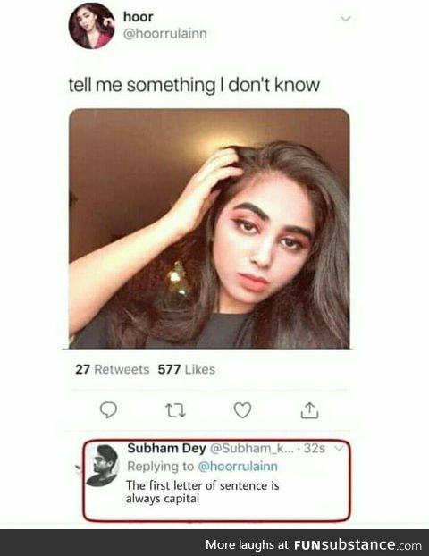 Tell me something