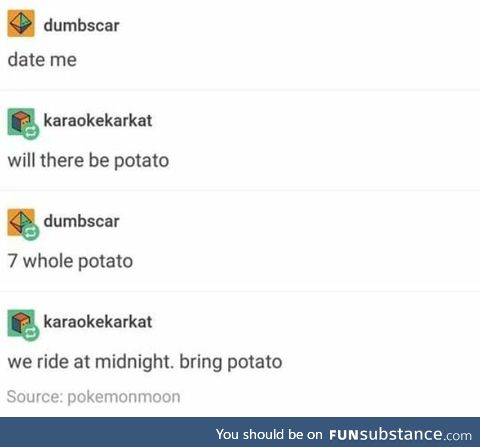 I am the potato