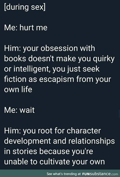 It's quite obvious sometimes, really