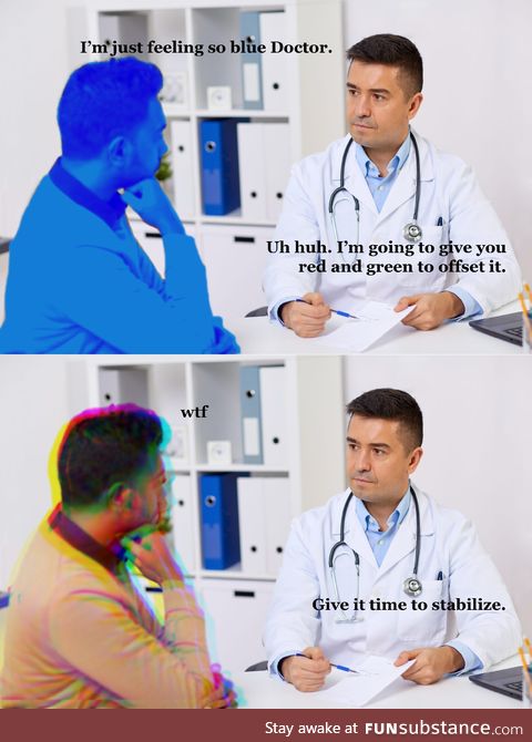 I'm blue