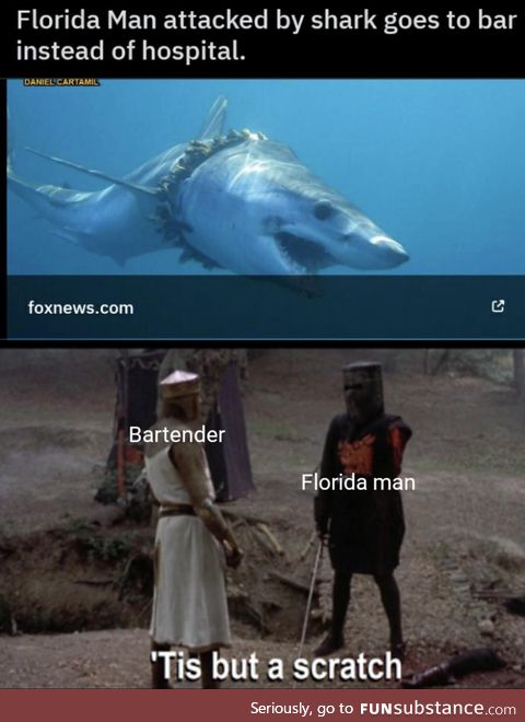It’s only a flesh wound