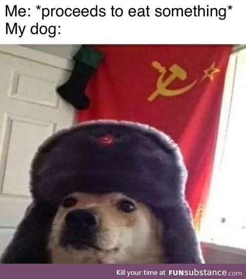 Please gib some, comrad