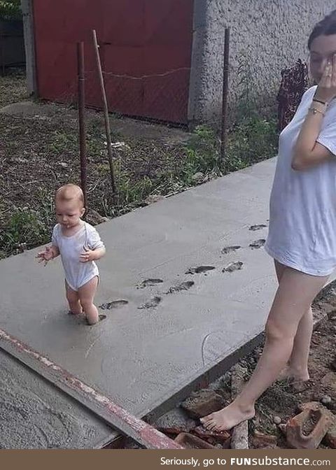 Little Boris learning about construction