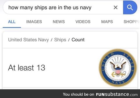 The actual google result