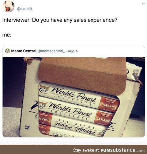 I’m something of a salesman myself