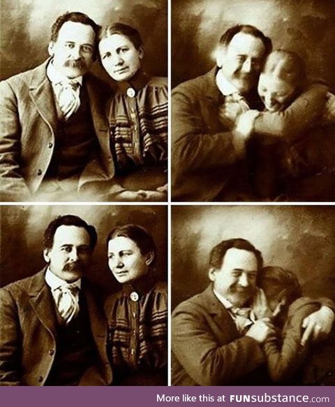 So they did smile back then