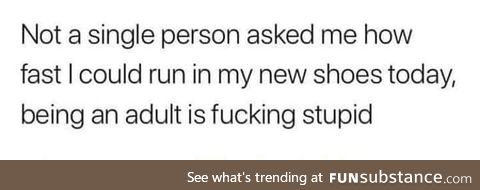 Real fast I tell ye