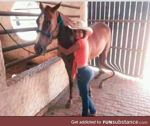 I hope that the poor horse gets better from its legs disease