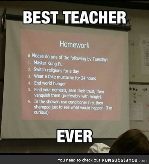 What kind a teacher is this..?