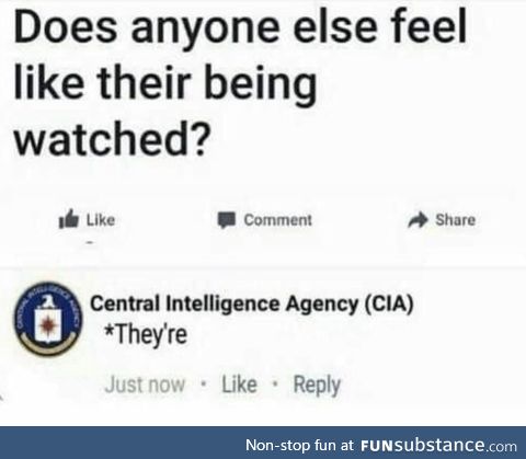 I’ll be watching you