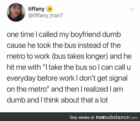 Wholesome boyfriend