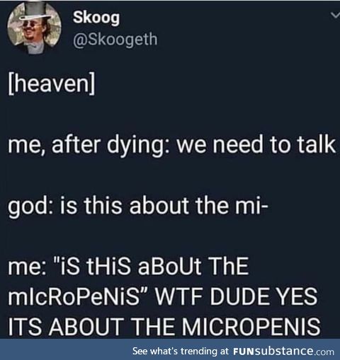 But I thought size didn't matter