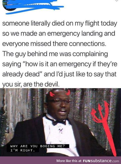 I mean he ain't wrong