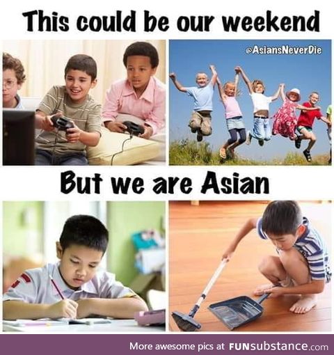 Asian kids felt that