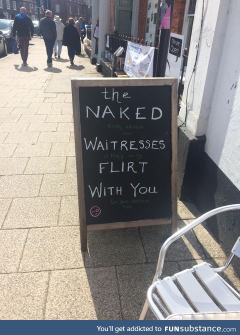 Found outside a local cafe