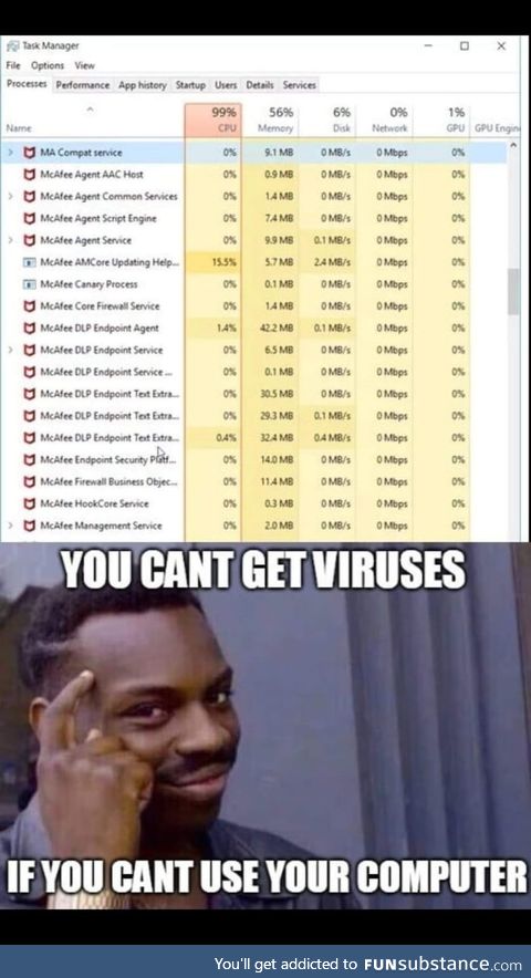 McAfee = perfect antivirus