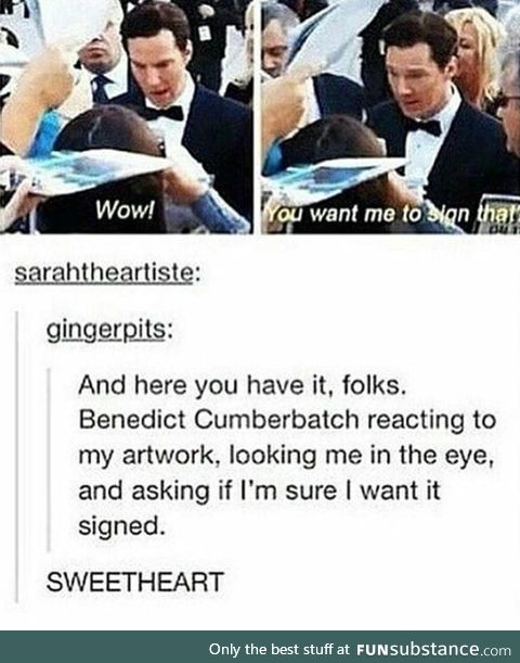 When someone appreciates art
