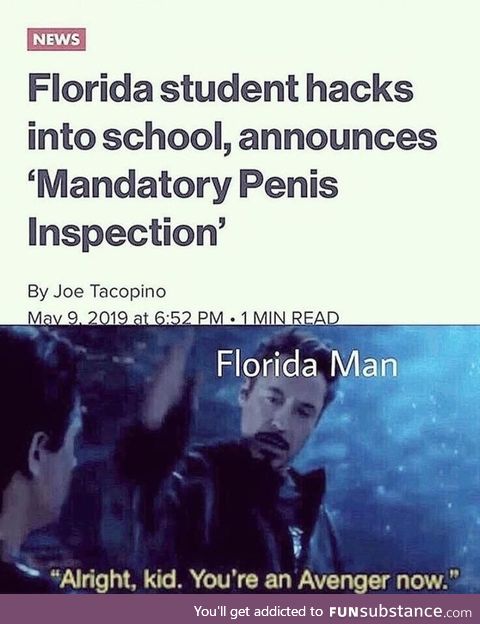 Florida men are not born, they are made