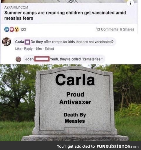 Carla, a fallen soldier