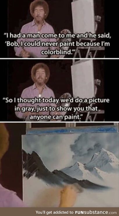 We all love Bob Ross
