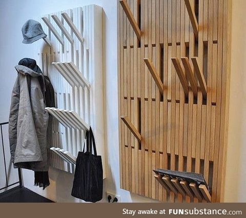 A perfect hook and shelves system for minimalists?