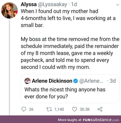 A wholesome boss