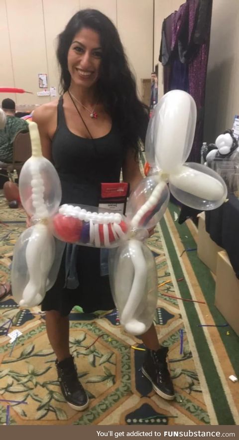 Balloon animal skill: 100