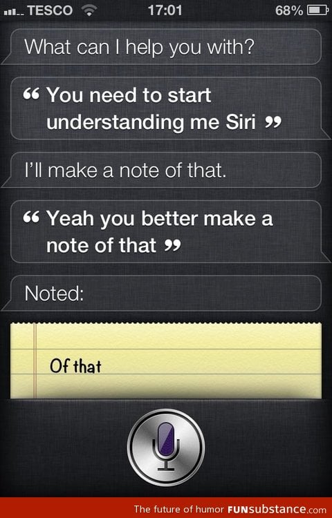 Dammit Siri