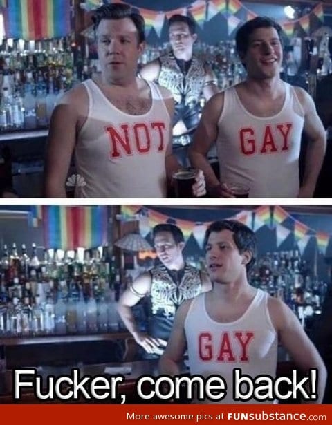 Not gay