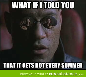 Seeing those omg it's so hot posts
