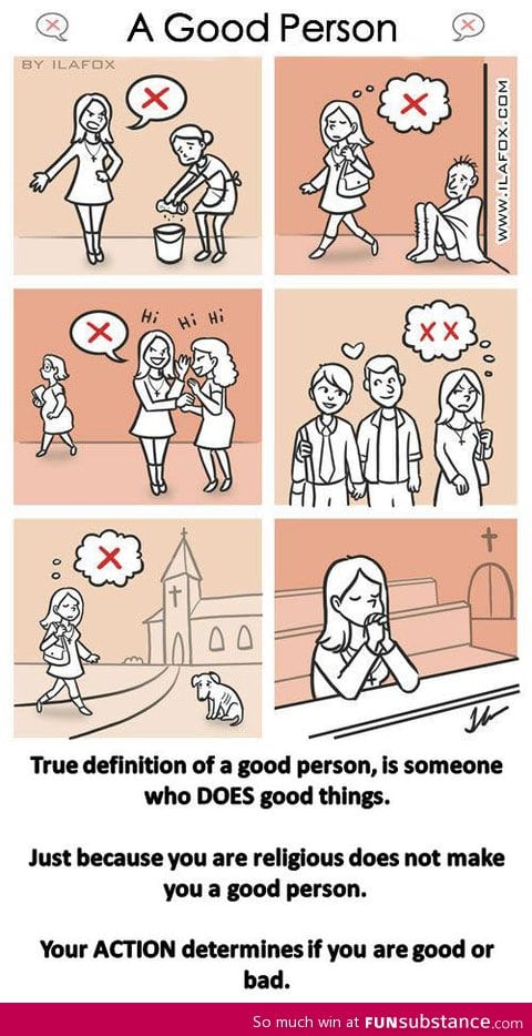 What being a good person is really about